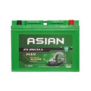 Automotive Battery | GK87AMB-L | 12V 80AH | Gurkha Series