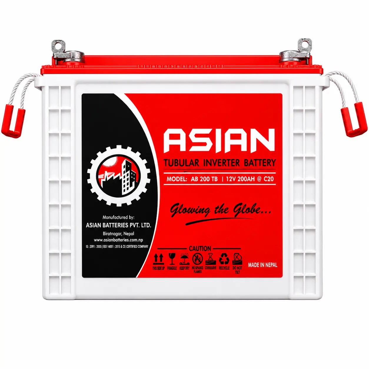 Tubular Inverter Battery | AB200TB | 12V 200AH@C20