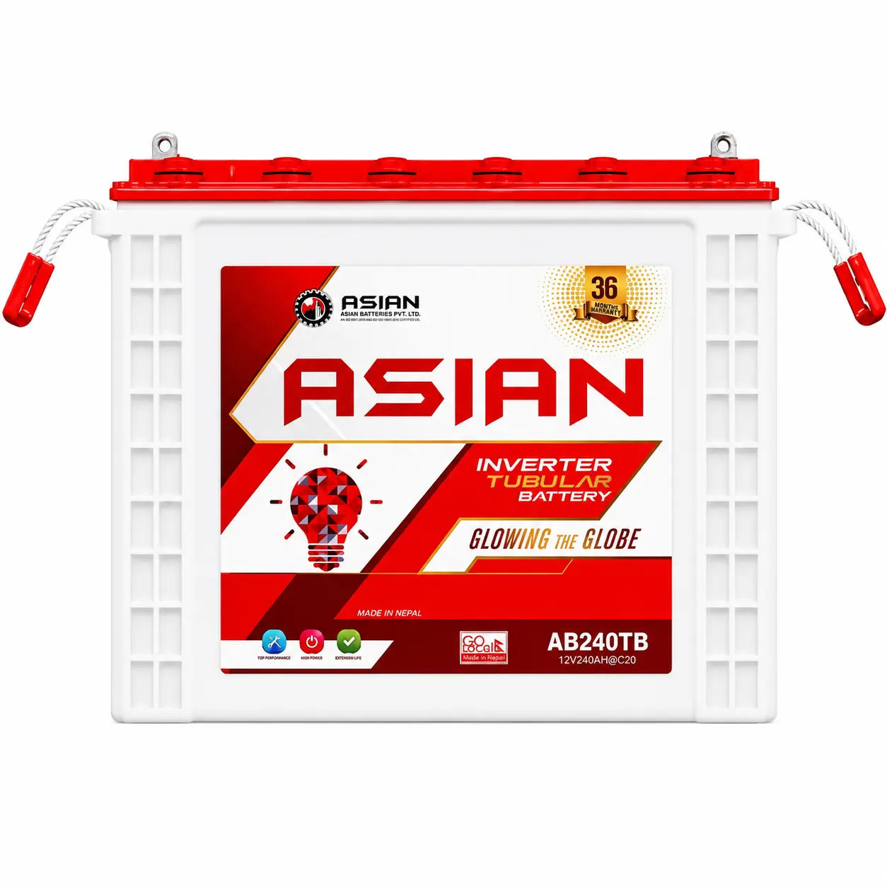 Tubular Inverter Battery | AB240TB | 12V 240AH@C20