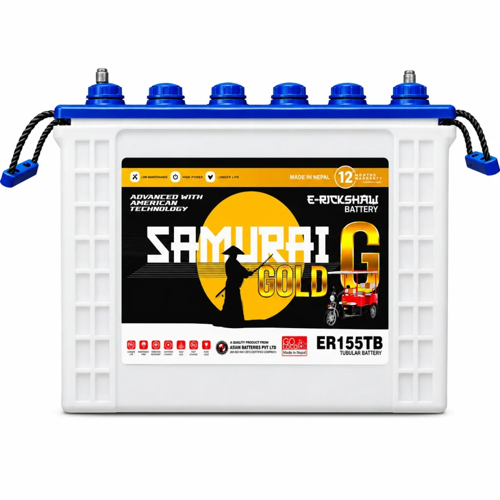 Samurai Series | SB155ERTB | 12V 150AH@C10 | E-rickshaw Battery
