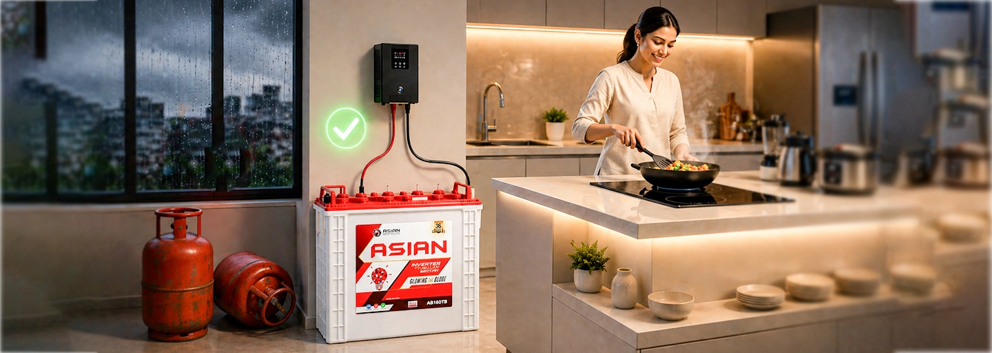 LPG Shortage Crisis: Best Battery Backup for Induction and Smart Kitchen Alternatives