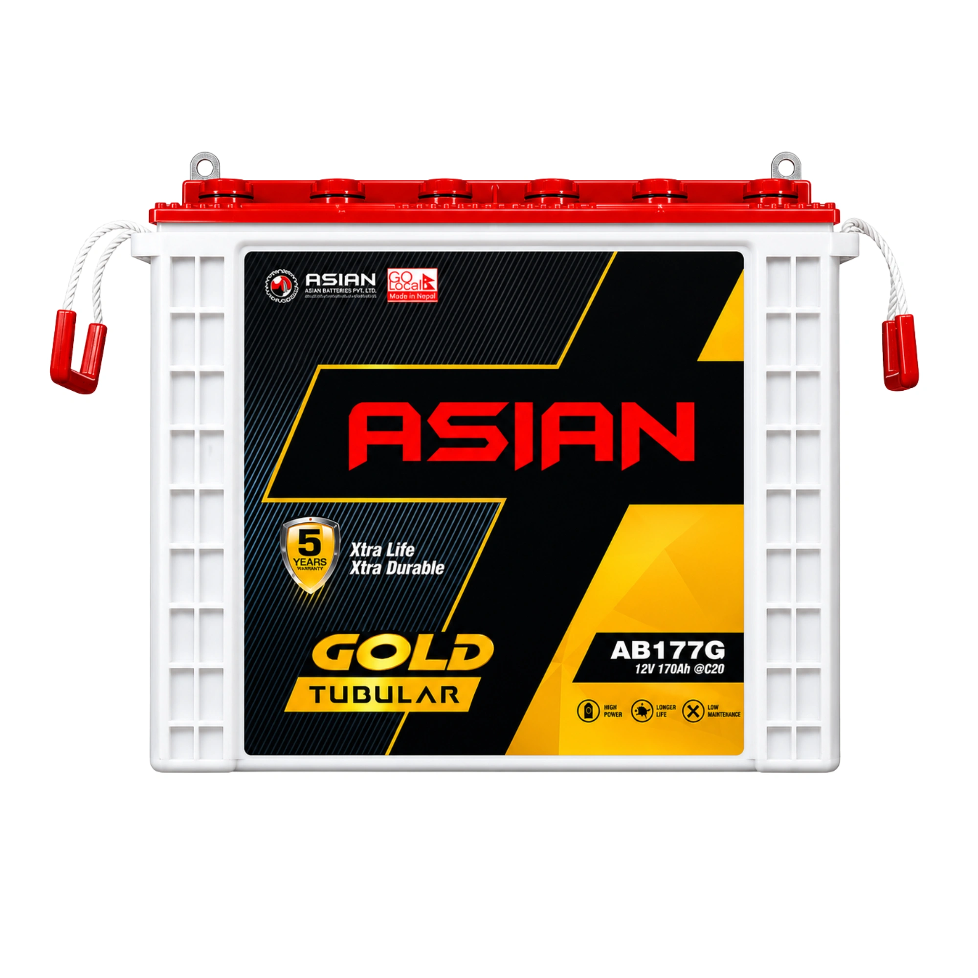Tubular Gold Battery | AB177G | 12V 170AH@C20