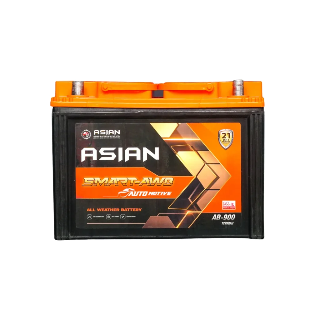 Asian Smart-AWB Battery | AB-900 | 12V 80AH