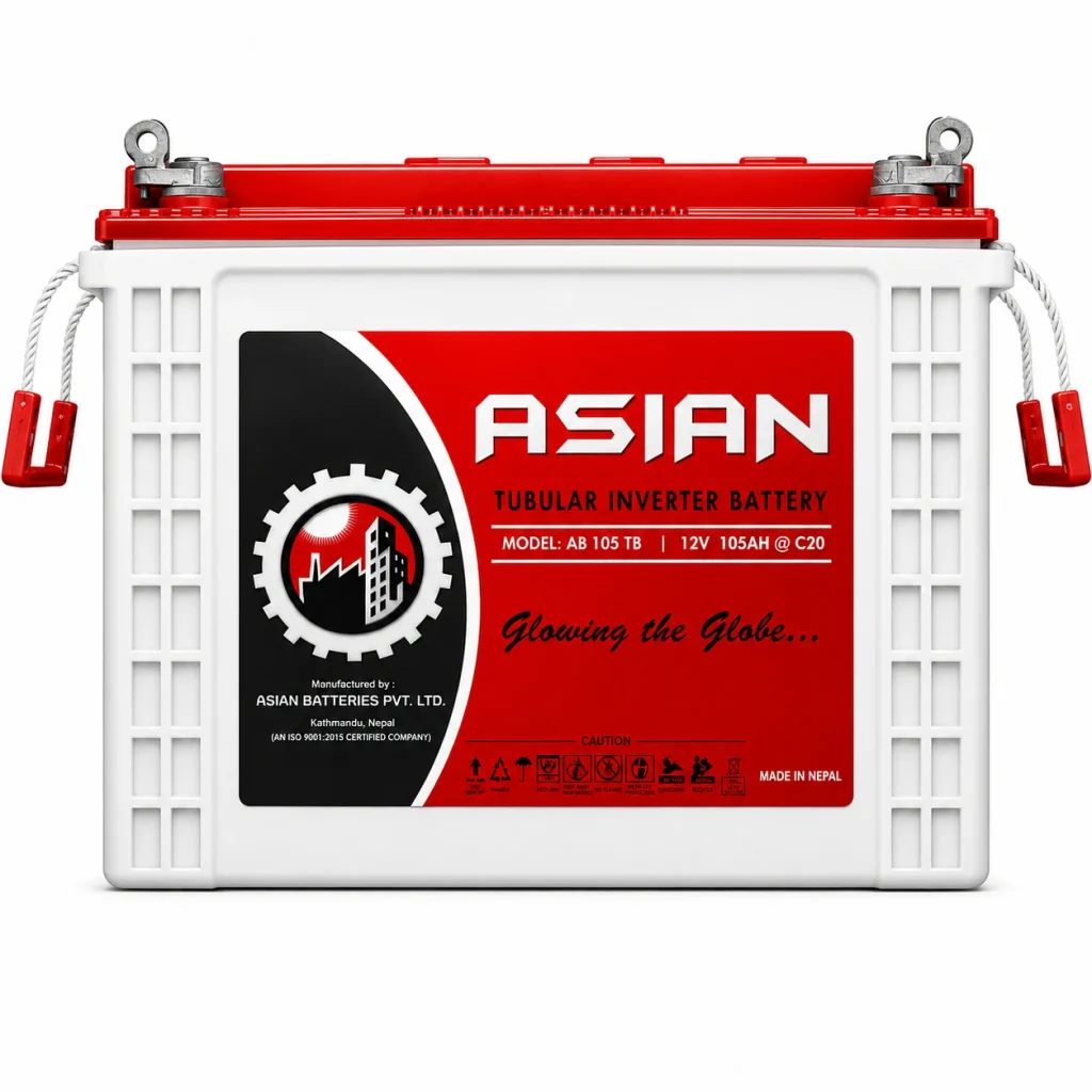 Tubular Inverter Battery | AB105TB | 12V 105AH@C20