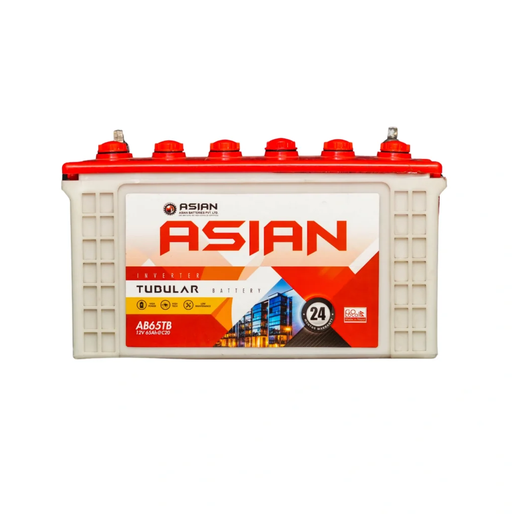 Tubular Inverter Battery | AB65TB | 12V 65AH@C20