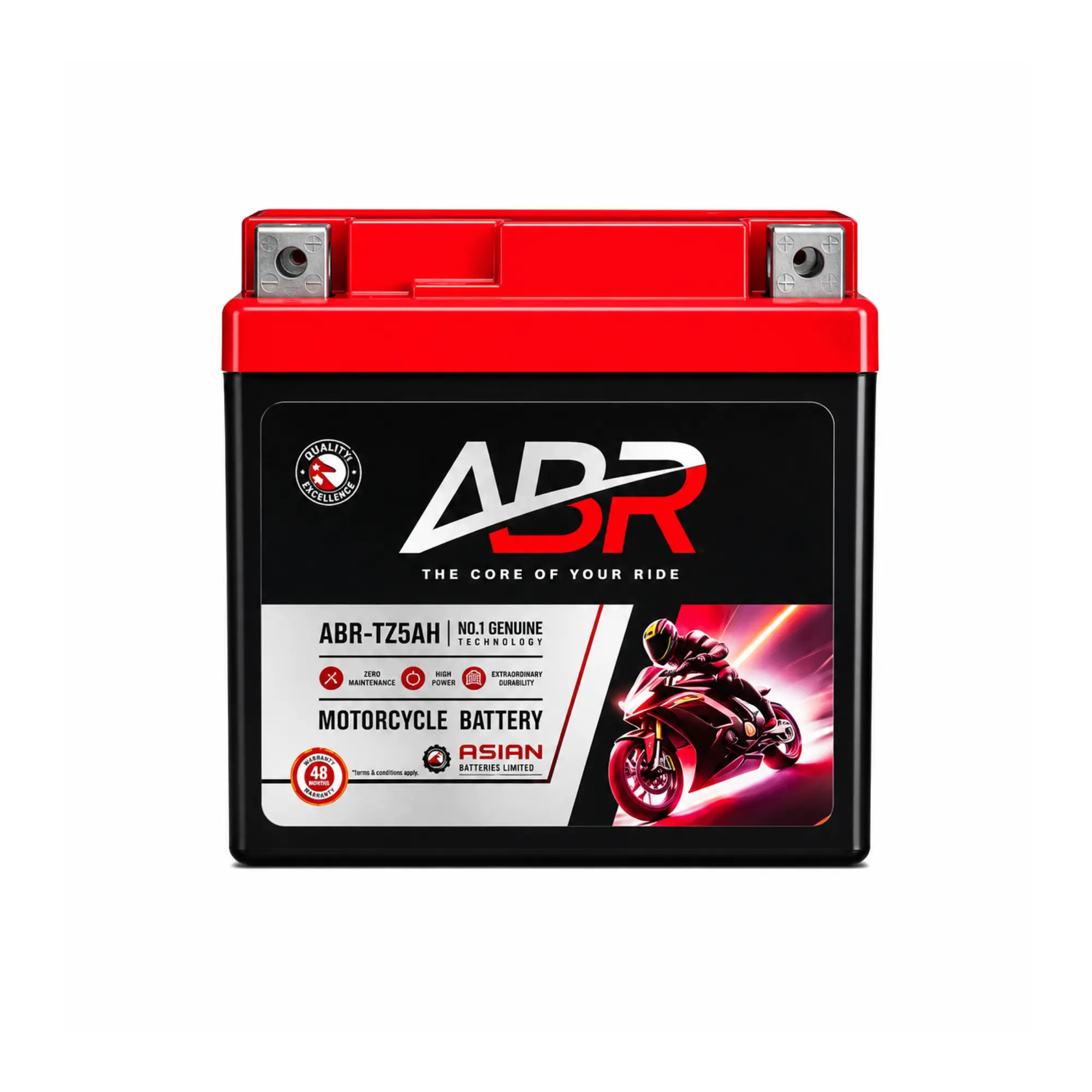 Asian Motorcycle Battery | ABR-TZ5AH