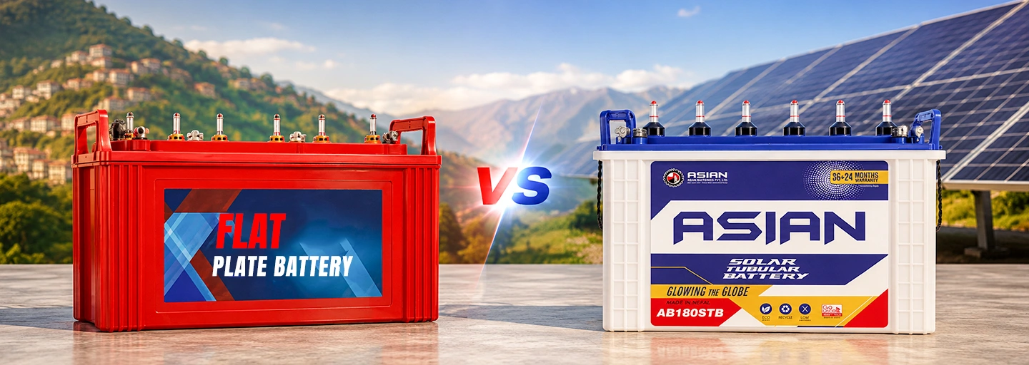 Tubular vs. Flat-Plate Batteries For Solar: Which Should You Choose In Nepal?
