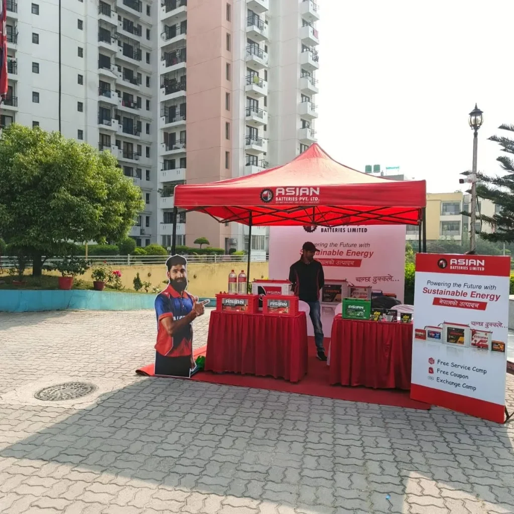 Asian Batteries Free Service camp