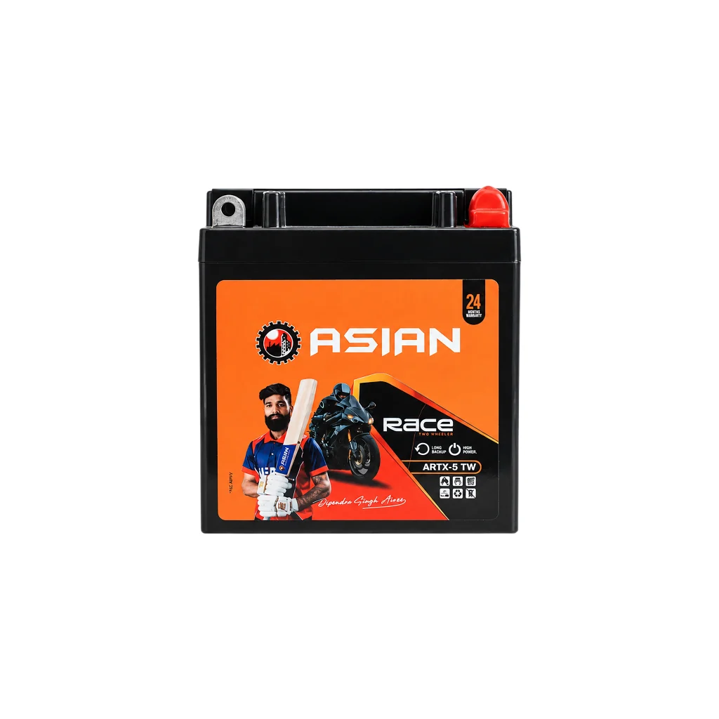 Motorcycle Battery | ARTX-5 TW | 12V 5AH | Race Series